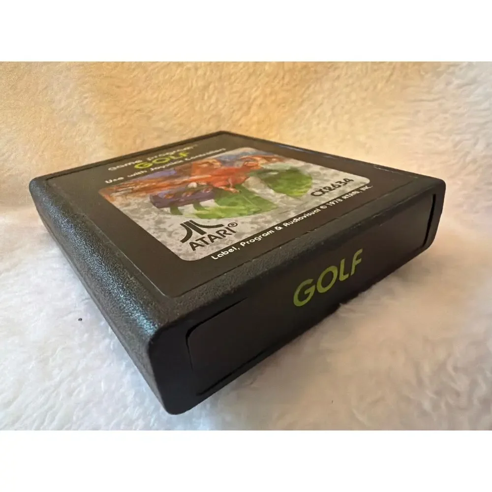 Vintage Atari 2600 Golf CX2634 Video Game Cartridge 1978 Sports Game
